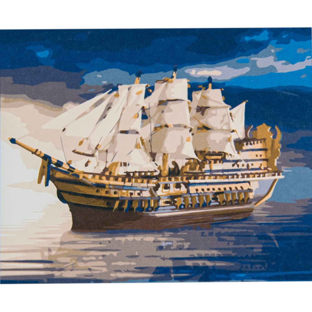 Картина по номерам Чудо-корабль (40х50 см), бренду Strateg - KUBIX