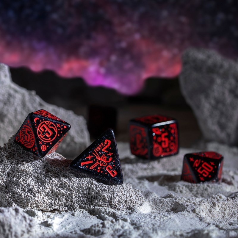 Набор кубиков Space Dice Set: Voyager (7), бренду Q-Workshop - 6 - KUBIX 