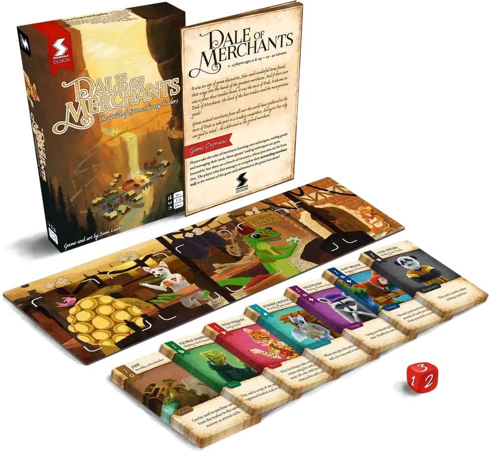 Настольная игра Долина лавочников 1: Гильдия выдающихся торговцев (Dale of Merchants Guild of Eminent Merchants), бренду Games 7Days, для 2-4 гравців, час гри < 30мин. - 2 - KUBIX 