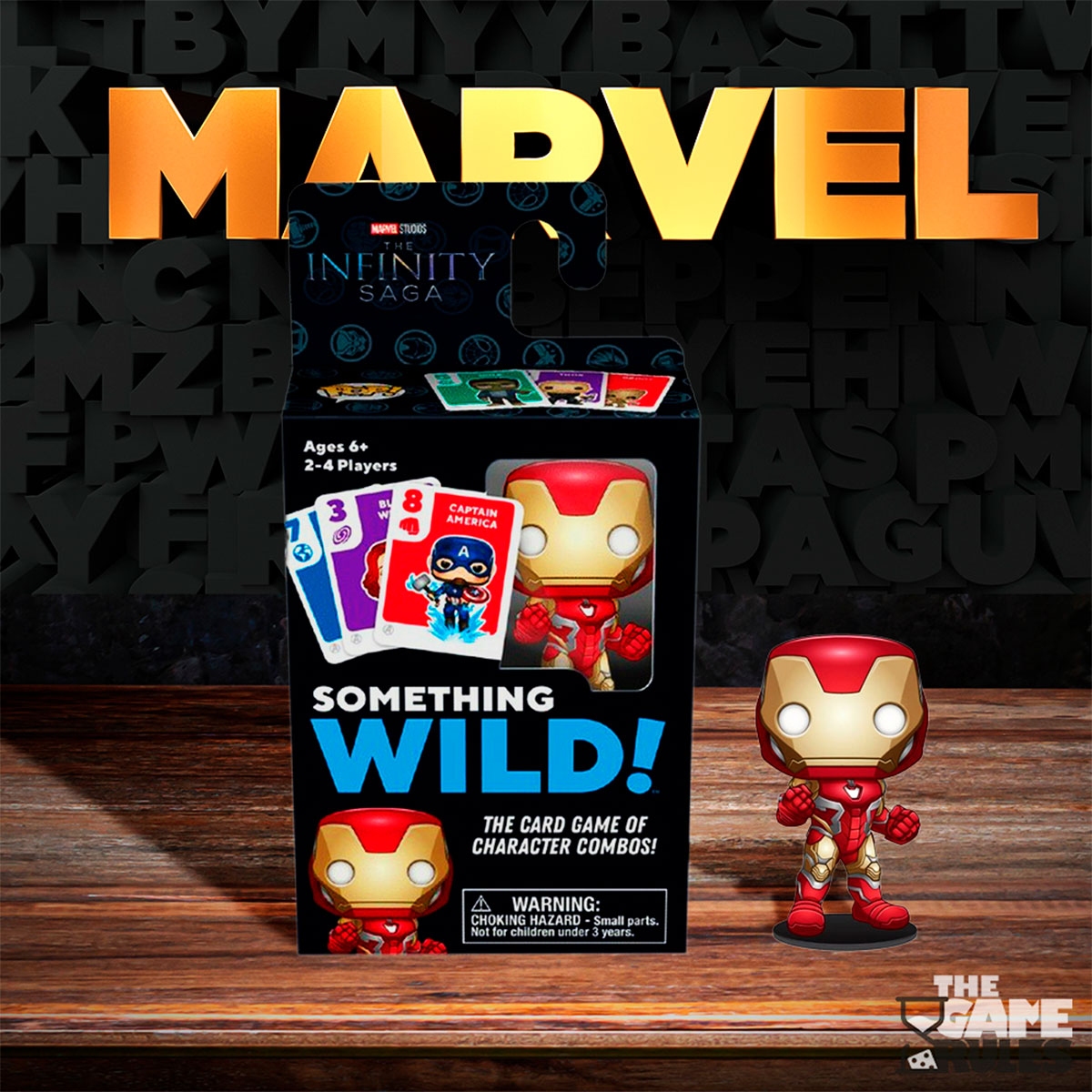 Настільна гра Funko Something Wild: Marvel Infinity Saga. Iron Man (Залізна людина), бренду Funko, для 2-4 гравців, час гри < 30хв. - 4 - KUBIX 