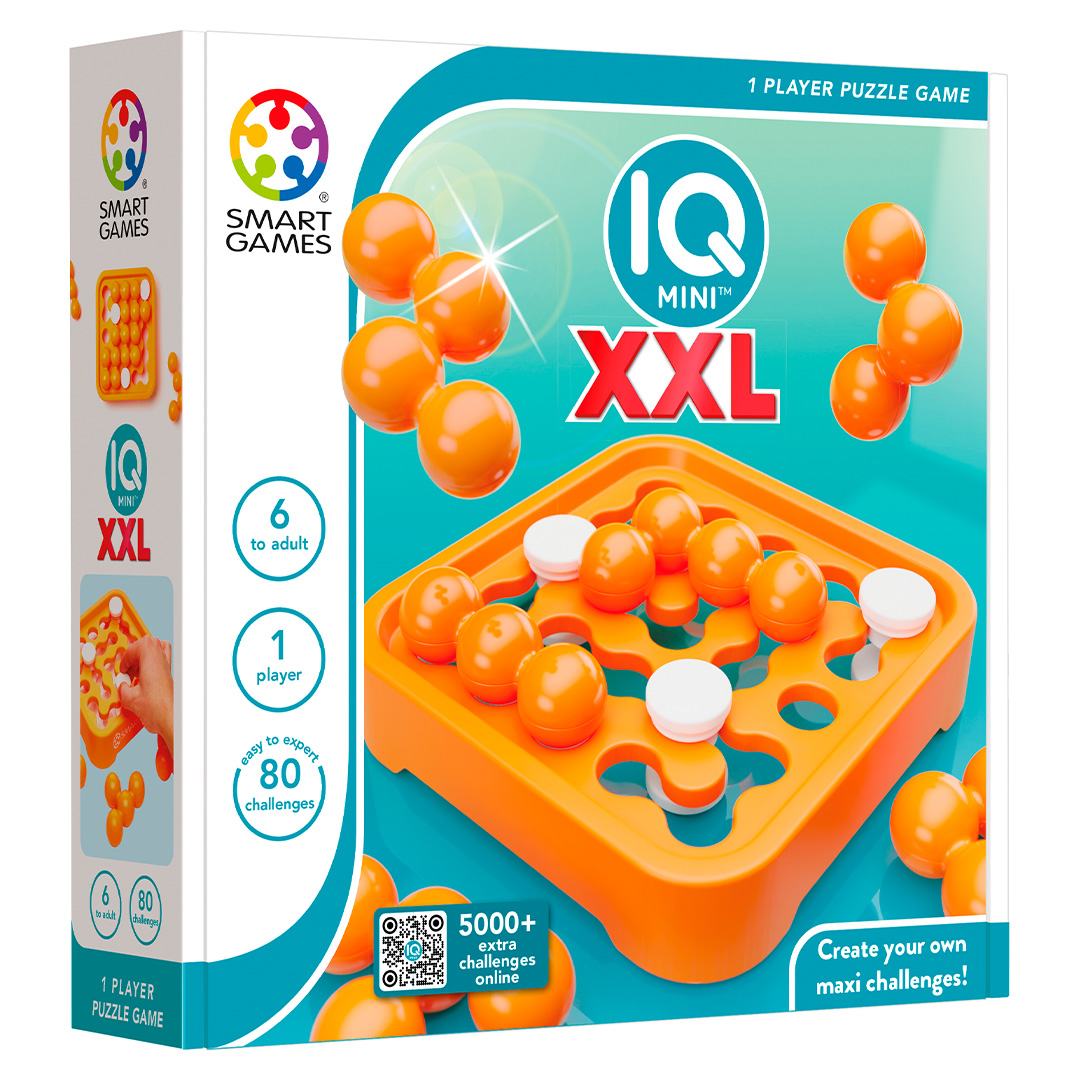 Настольная игра IQ Мини XXL, бренду Smart Games, для 1-1 гравців, час гри < 30мин. - KUBIX