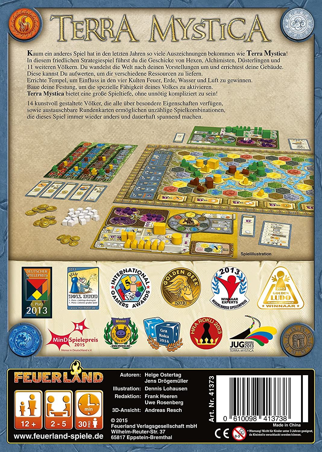 Настольная игра Terra Mystica (Терра Мистика) (DE), для 2-5 гравців, час гри > 60мин. - 2 - KUBIX 