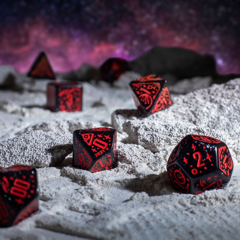 Набор кубиков Space Dice Set: Voyager (7), бренду Q-Workshop - 7 - KUBIX 