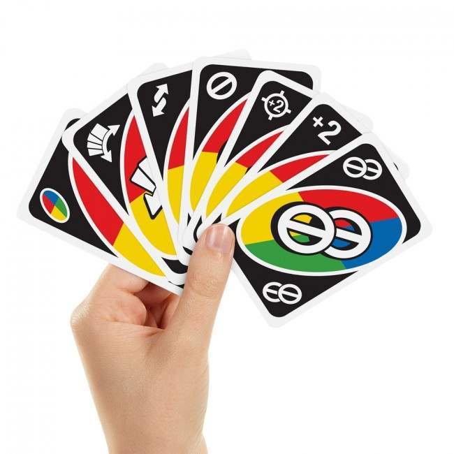 Настольная игра UNO All Wild! (Уно: Все Кормящие), бренду Mattel, для 2-10 гравців, час гри < 30мин. - 5 - KUBIX 