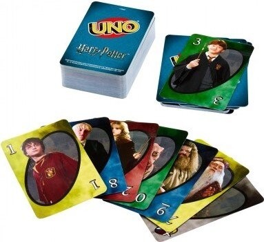 Настольная игра Уно Гарри Поттер (UNO Harry Potter), бренду Mattel, для 2-10 гравців, час гри < 30мин. - 3 - KUBIX