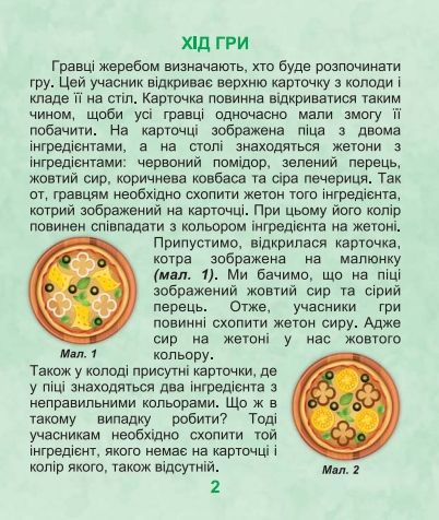 Настольная игра Пицца (Pizza), бренду Artos games, для 2-8 гравців, час гри < 30мин. - 3 - KUBIX 