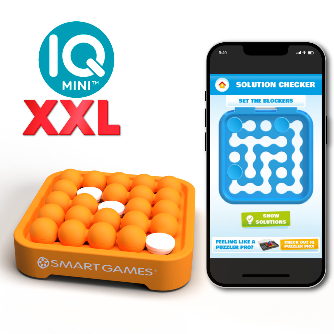 Настольная игра IQ Мини XXL, бренду Smart Games, для 1-1 гравців, час гри < 30мин. - 3 - KUBIX 