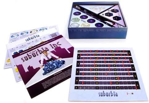 Настольная игра Органайзер для настольной игры Субурбия (Organizer for boardgame Suburbia), бренду Tower Rex - 2 - KUBIX