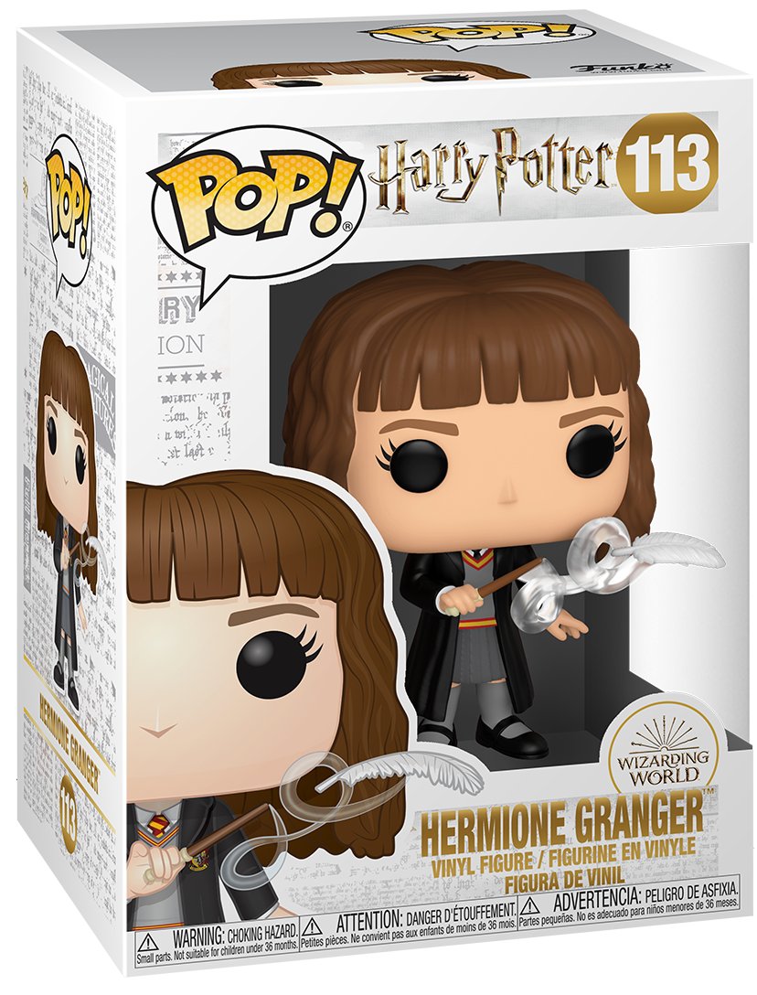 Ігрова фігурка FUNKO POP! Герміона Грейнджер з пером (Hermione with Feather) Harry Potter #113, бренду Funko - 3 - KUBIX 