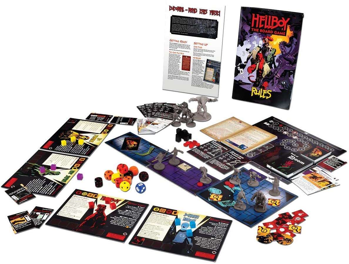 Настільна гра Hellboy. The Board Game (Хеллбой) (EN), для 1-4 гравців, час гри < 60хв. - 4 - KUBIX 