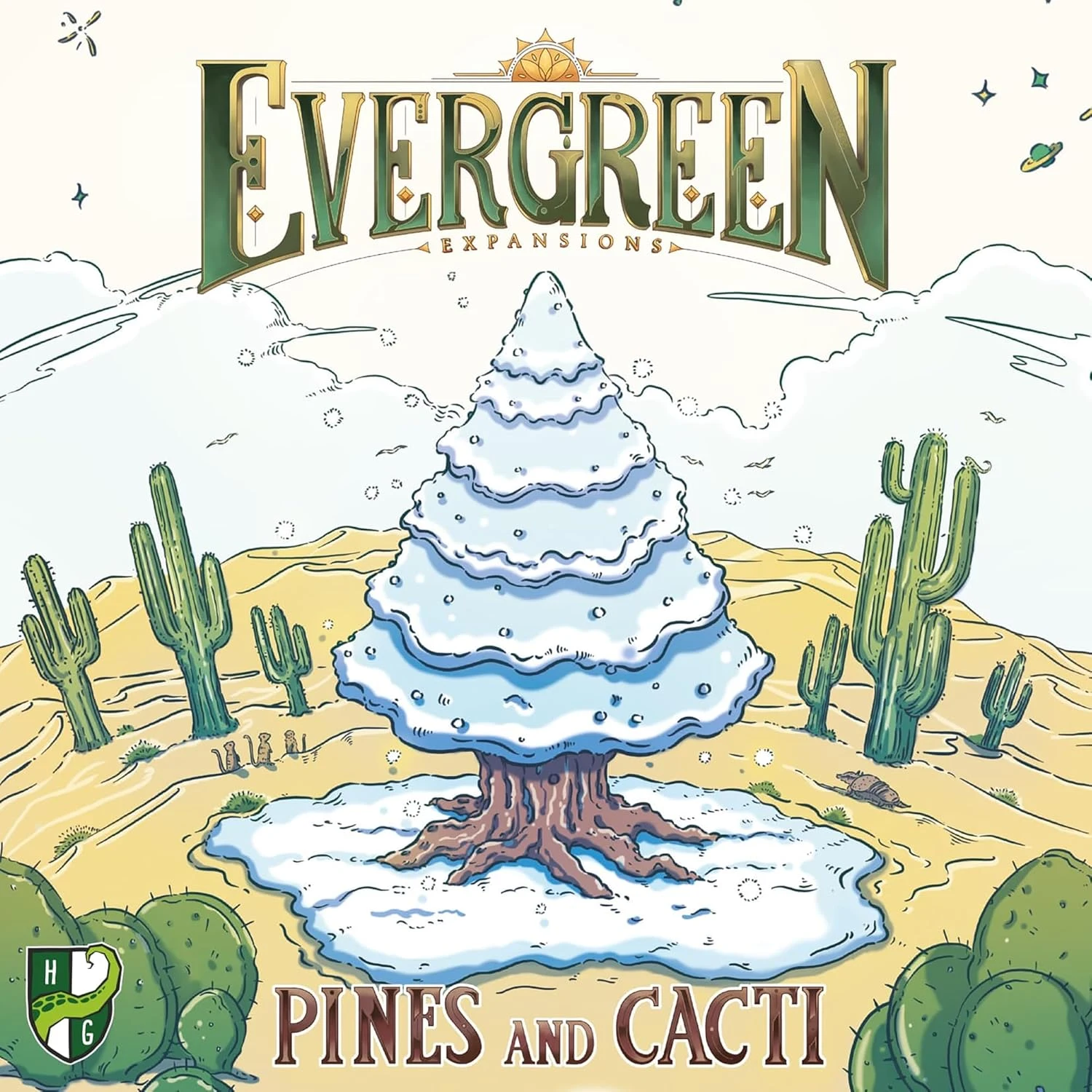 Настільна гра Evergreen: Pines and Cacti, бренду Games 7Days, для 1-4 гравців, час гри < 60хв. - 8 - KUBIX 