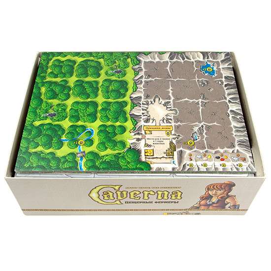 Настольная игра Органайзер для настольной игры Каверна (Organizer for boardgame Caverna), бренду Tower Rex - 2 - KUBIX 