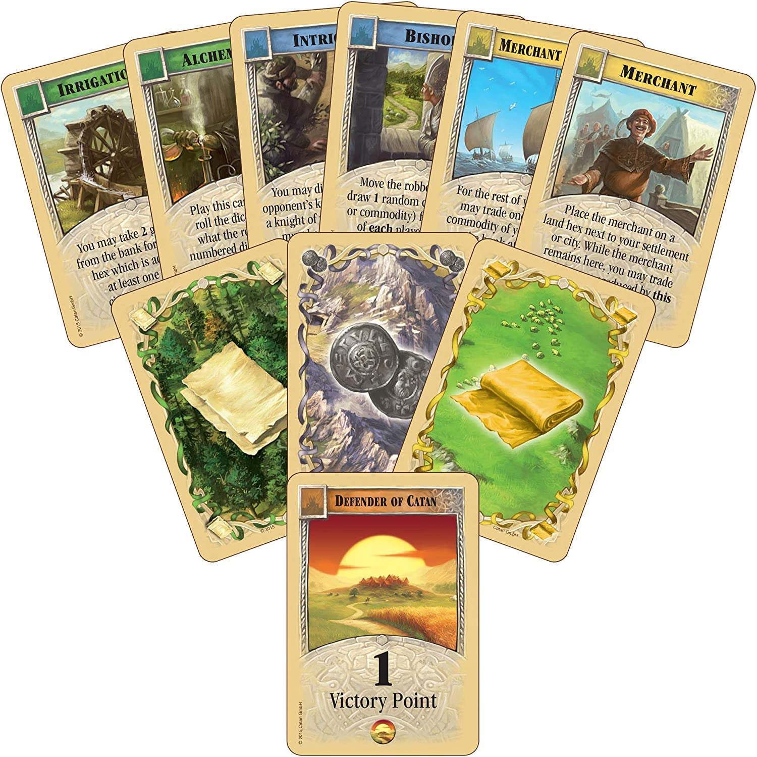 Настольная игра Catan: Cities & Knights Game Expansion (2015 Refresh) (Колонизаторы. Города и Рыцари) (EN), для 3-4 гравців, час гри > 60мин. - 4 - KUBIX 