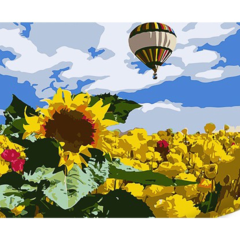 Картина по номерам Краски лета (30х40 см), бренду Strateg - KUBIX