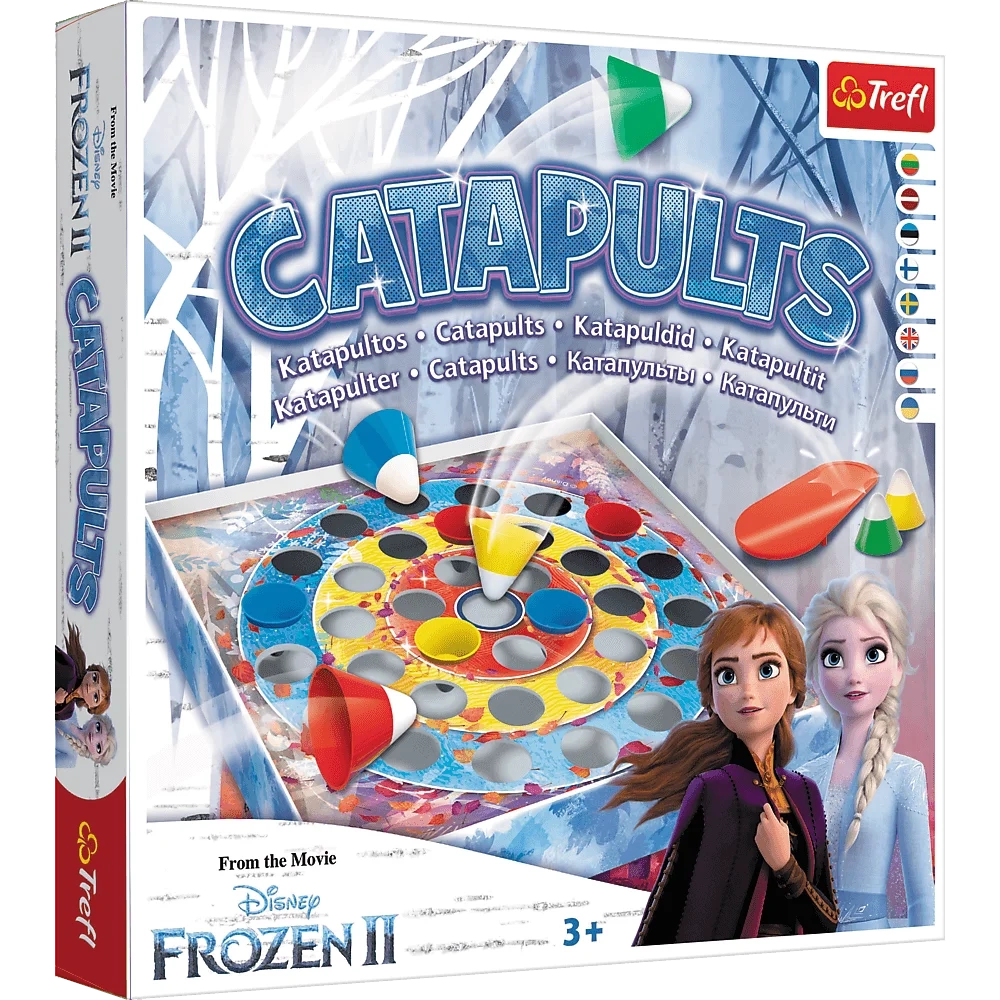 Настільна гра Крижане серце 2: Катапульти (Джемпери) (Frozen 2 Disney: Catapults (Jumpers)), бренду Trefl, для 2-4 гравців, час гри < 30хв. - 5 - KUBIX 