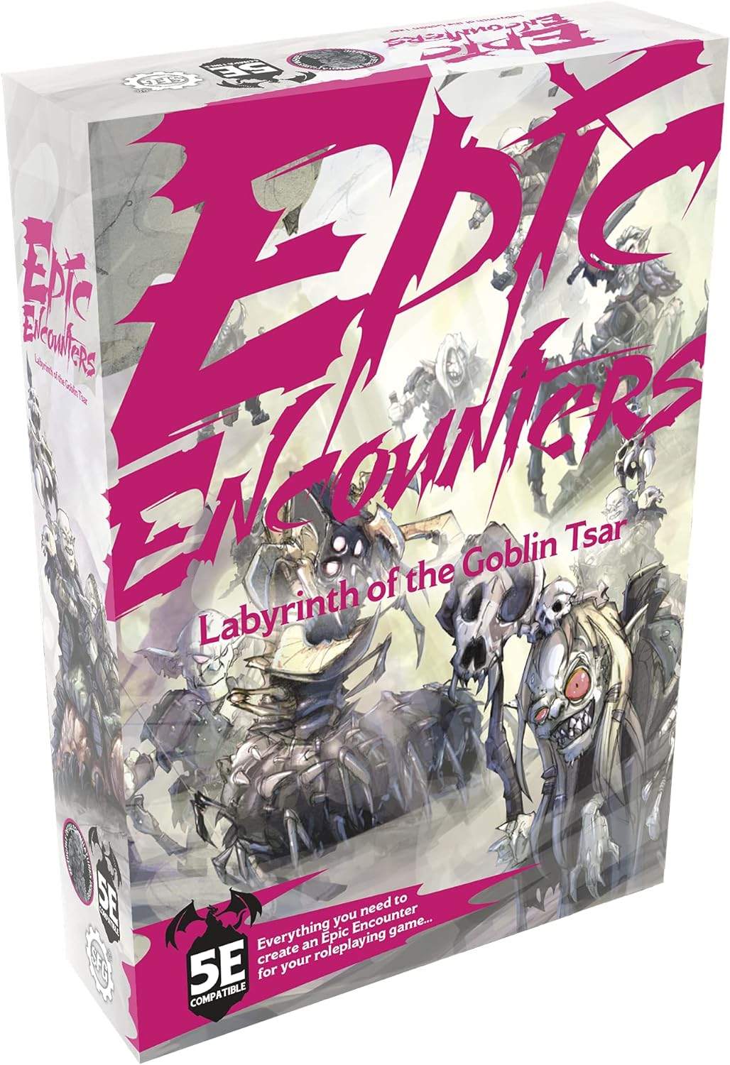 Настільна гра Epic Encounters: Labyrinth of the Goblin Tsar (EN), бренду Steamforged Games Ltd. - KUBIX