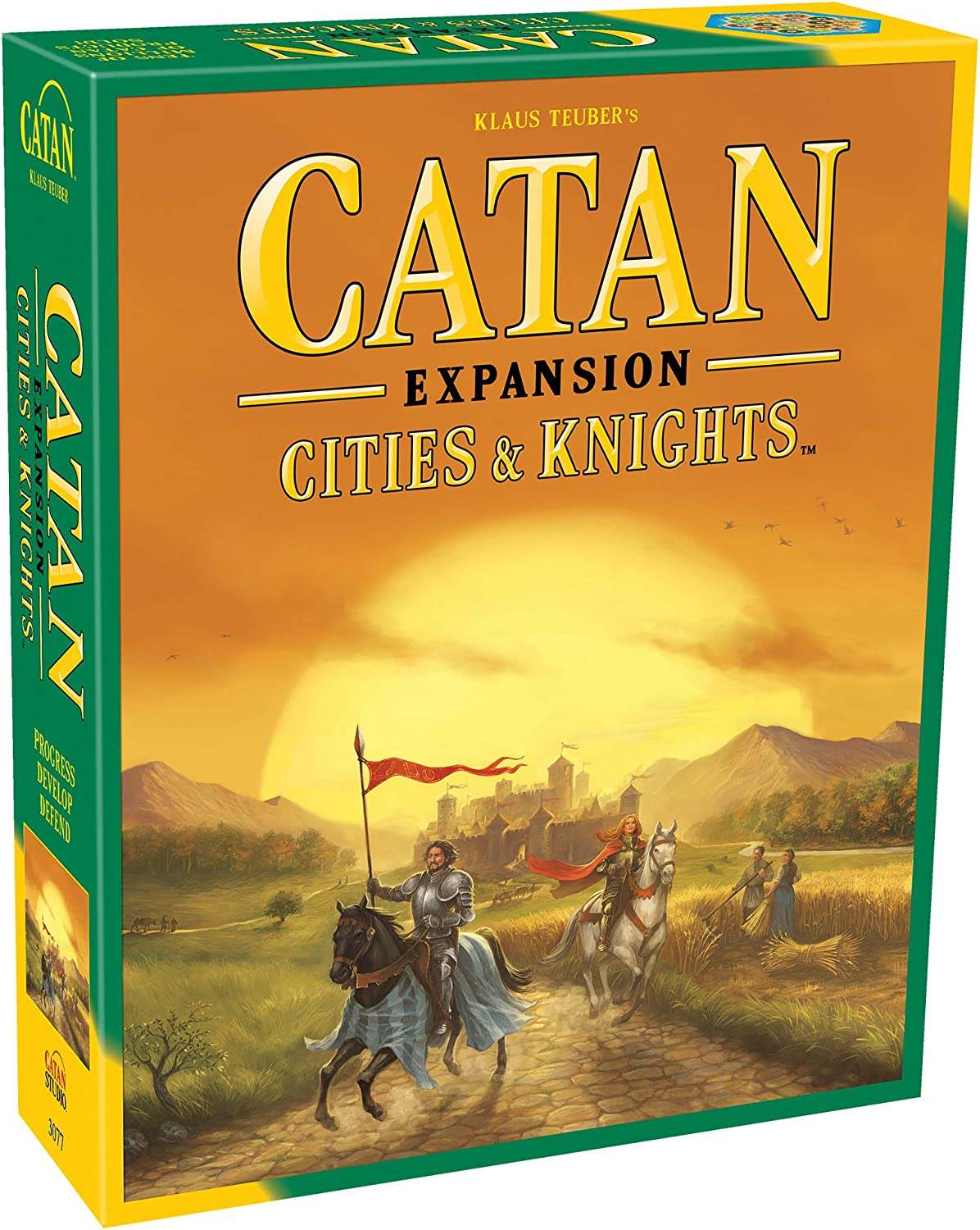 Настільна гра Catan: Cities & Knights Game Expansion (2015 Refresh) (Колонізатори. Міста та Лицарі) (EN), для 3-4 гравців, час гри > 60хв. - KUBIX