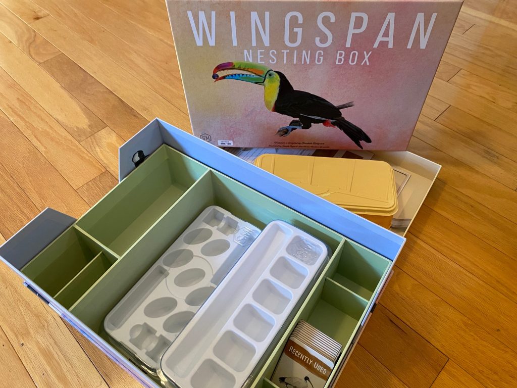 Настольная игра Коробка-органайзер для игры Крылья + дополнение (Wingspan Nesting Box), бренду Игромаг - 9 - KUBIX 
