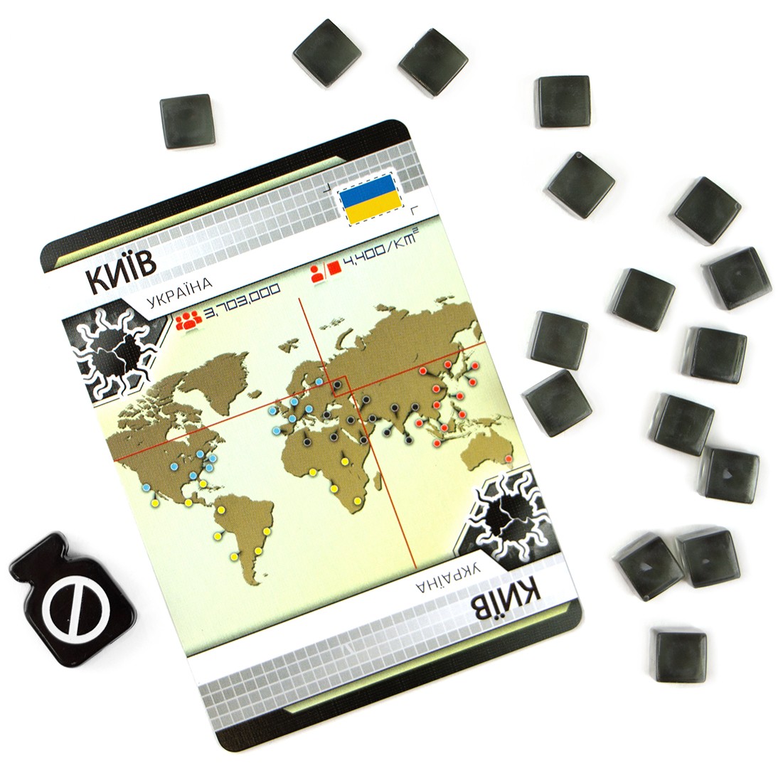 Настільна гра Пандемія (Pandemic), бренду Ігромаг, для 2-4 гравців, час гри < 60хв. - 26 - KUBIX 