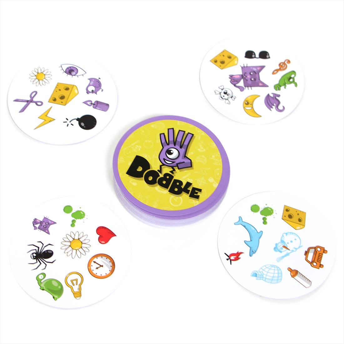 Настільна гра Доббл (Dobble або Spot It!), бренду Asmodee, для 2-8 гравців, час гри < 30хв. - 6 - KUBIX 