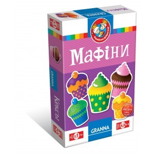 Настольная игра Мафины, бренду Granna, для 2-5 гравців, час гри < 30мин. - KUBIX