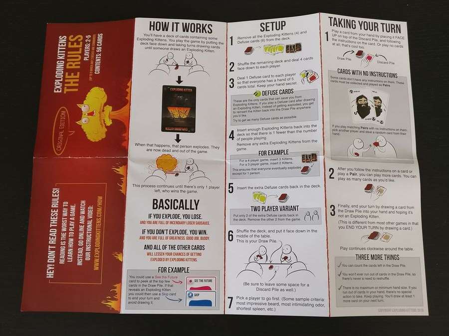 Настольная игра Взрывные котята (Exploding Kittens) (EN), бренду Exploding Kittens, для 2-5 гравців, час гри < 30мин. - 9 - KUBIX 