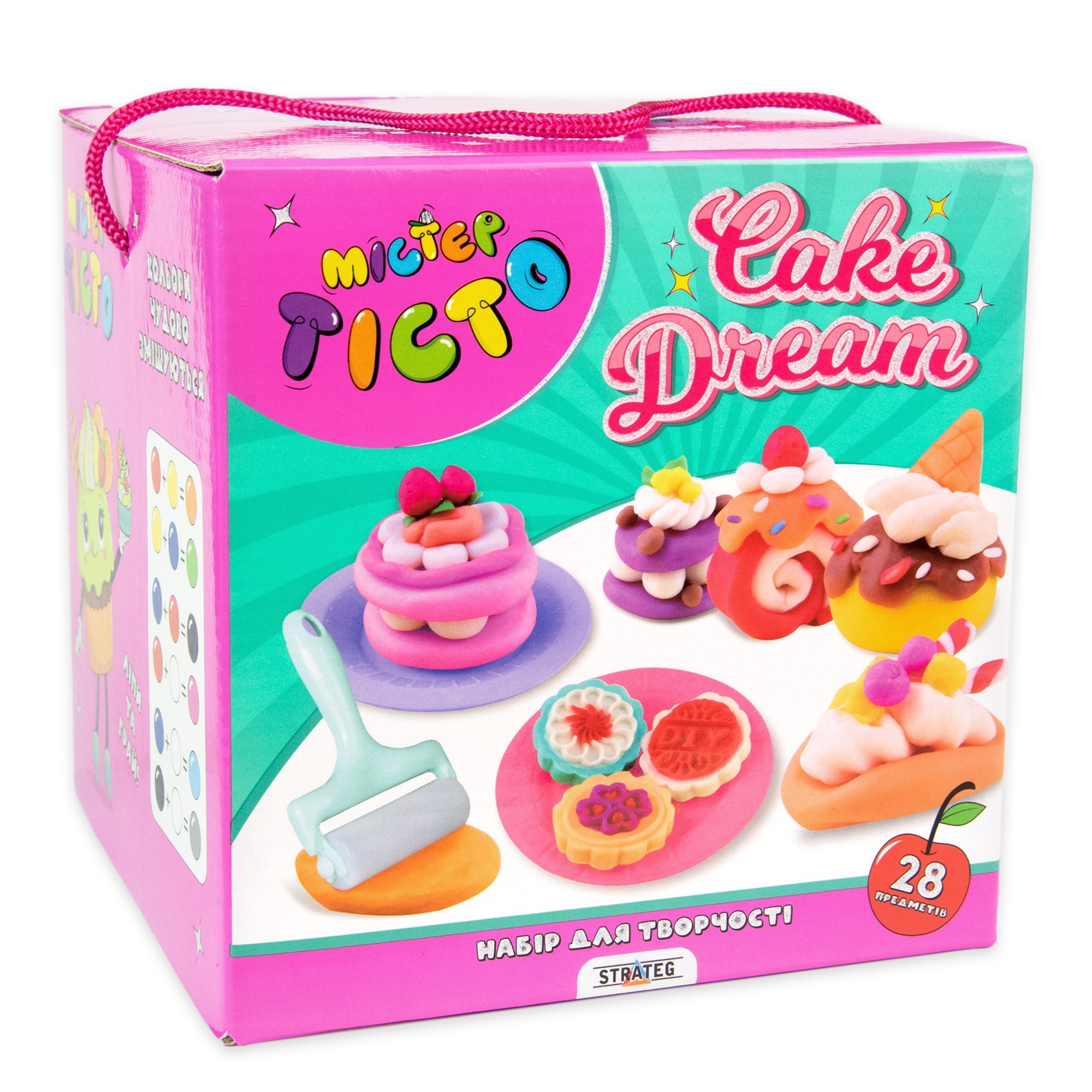 Набор для лепки Мистер тесто Cake Dream, бренду Strateg - KUBIX