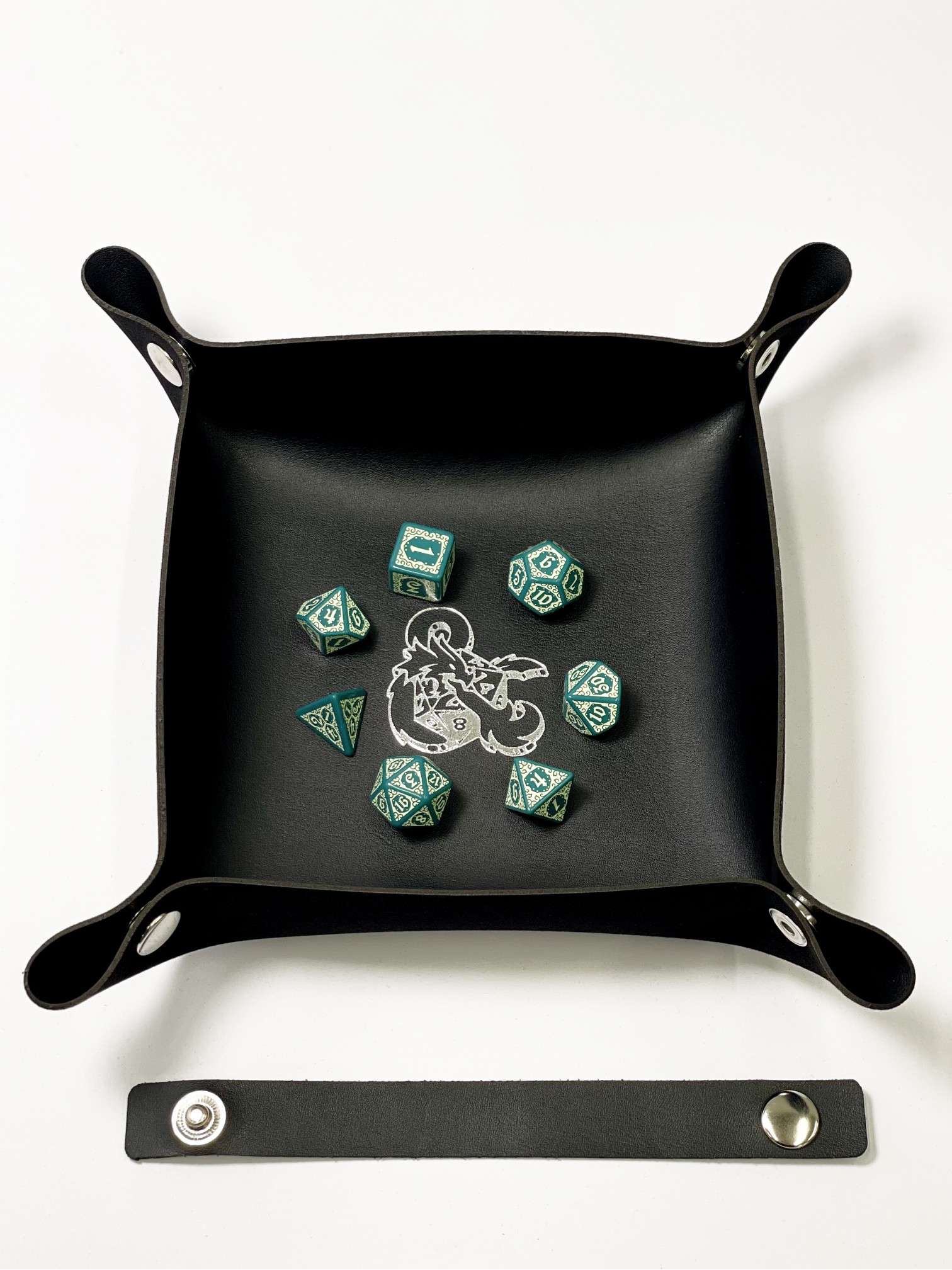 Лоток для кубиків Дракон чорний Dice Tray, бренду Планета Ігор - 7 - KUBIX 