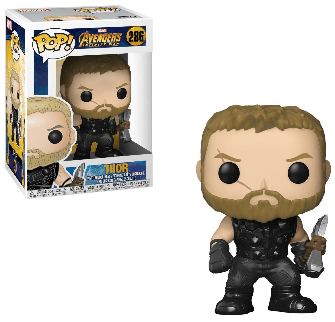 Ігрова фігурка FUNKO POP! Тор (Thor) Marvel. Avengers Infinity War #286, бренду Funko - 2 - KUBIX 