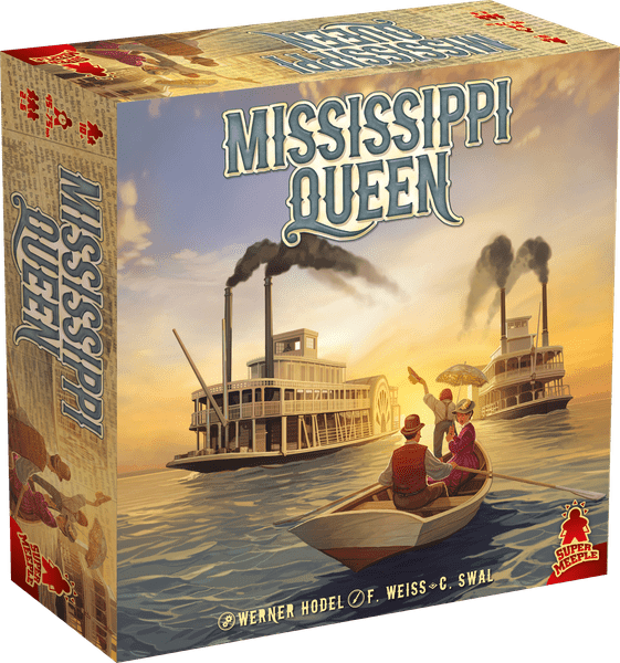 Настольная игра Mississippi Queen (Королева Миссисипи) (EN), для 2-6 гравців, час гри < 60мин. - KUBIX