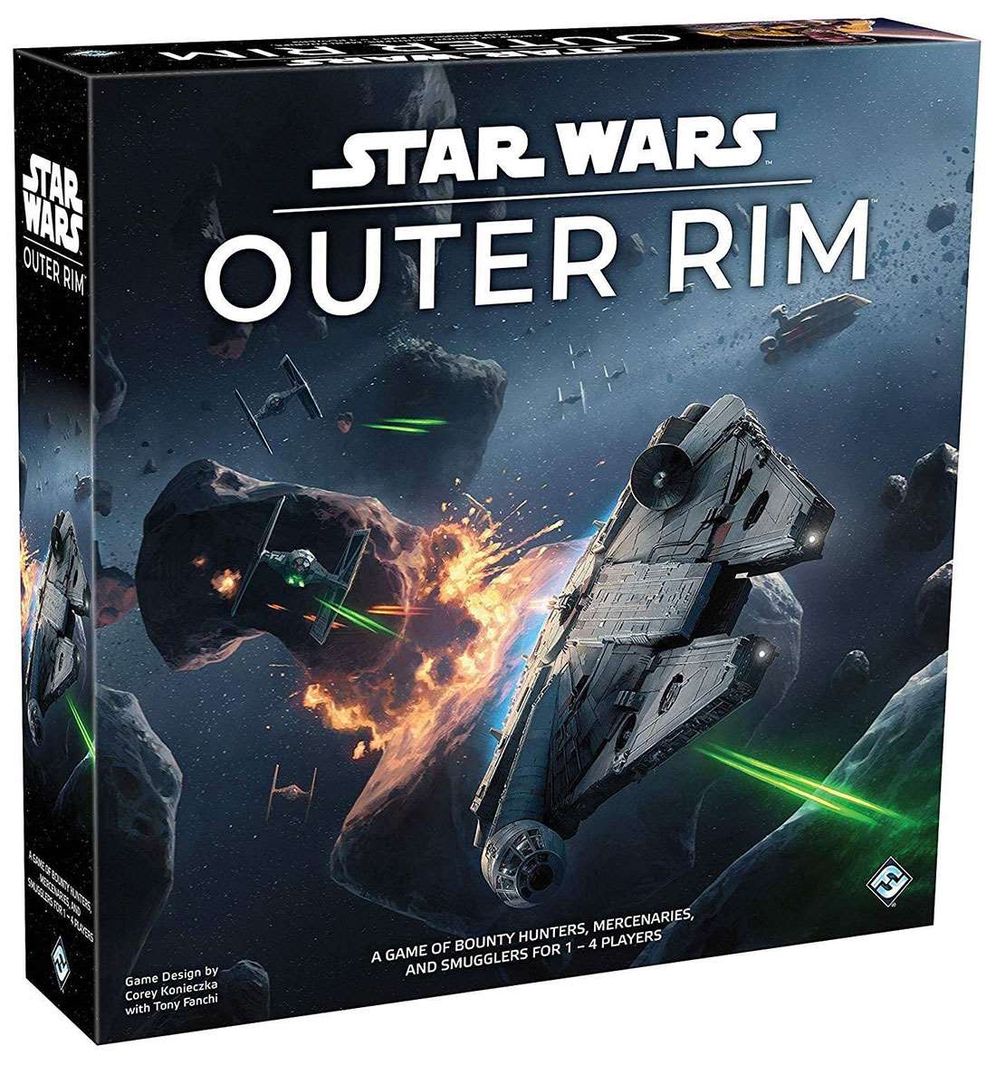 Настольная игра Star Wars: Outer Rim (Звездные Войны: Внешнее Кольцо) (EN), для 1-4 гравців, час гри > 60мин. - KUBIX