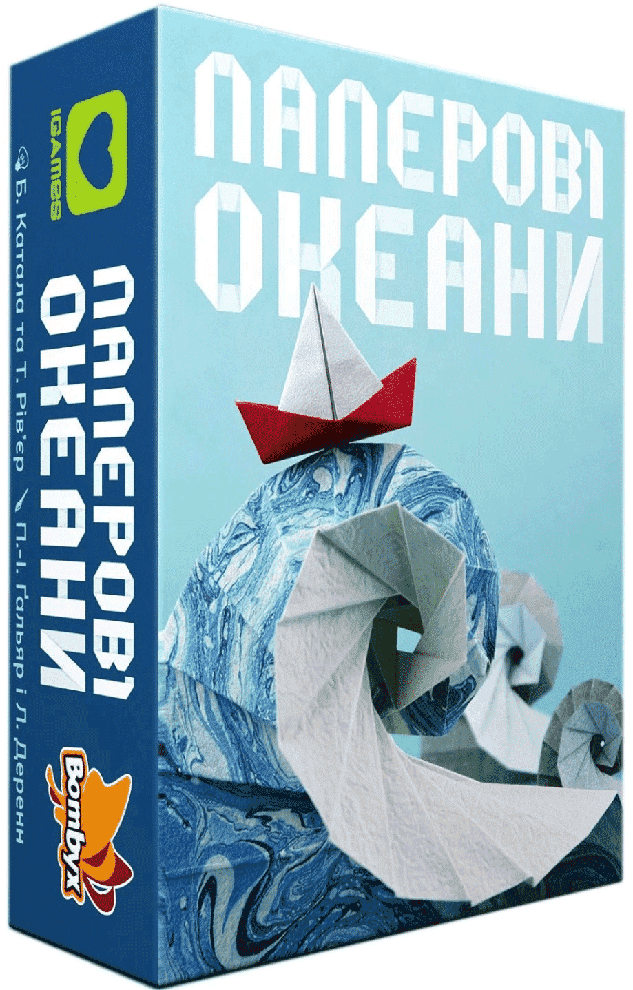 Настольная игра Бумажные океаны (Sea Salt & Paper), бренду IGAMES, для 2-4 гравців, час гри < 30мин. - KUBIX