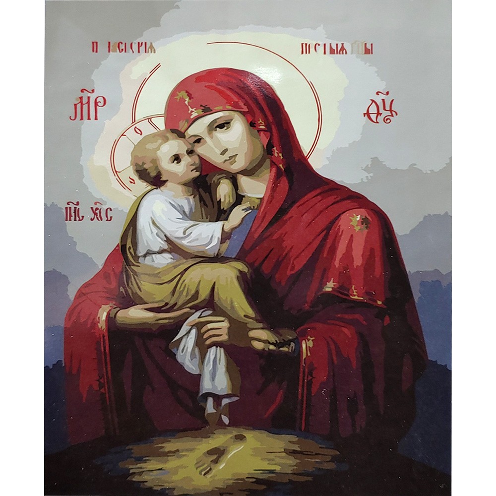 Картина по номерам Почаевская Икона (40х50 см), бренду Strateg - KUBIX