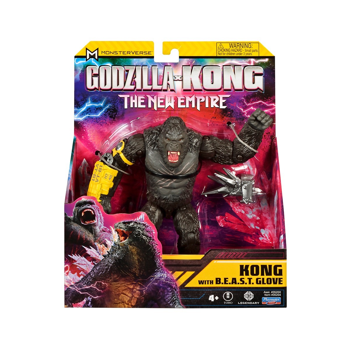 Фігурка GODZILLA X KONG – КОНГ ЗІ СТАЛЕВОЮ ЛАПОЮ (15 cm), бренду Godzilla vs. Kong - 3 - KUBIX 