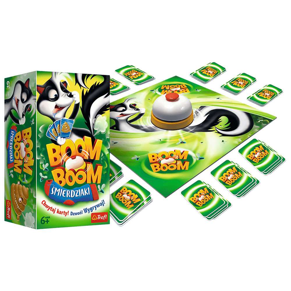 Настольная игра Бум Бум: Смердючки (Boom Boom: Stinkers), бренду Trefl, для 2-4 гравців - 3 - KUBIX 