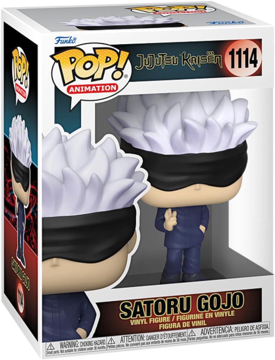 Ігрова фігурка FUNKO POP! Сатору Ґоджо (Satoru Gojo) Animation Jujutsu Kaisen #1114, бренду Funko - 3 - KUBIX 