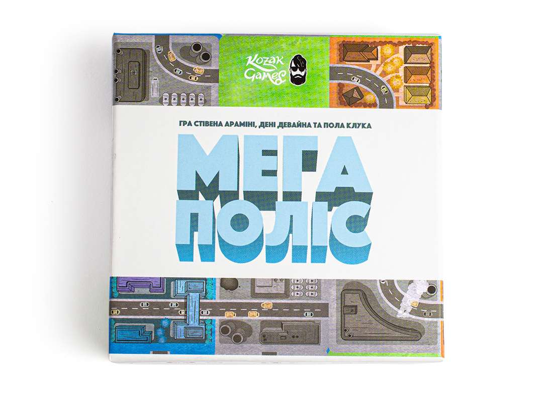 Настільна гра Мегаполіс (Sprawlopolis), бренду KOZAK Games, для 1-4 гравців, час гри < 30хв. - KUBIX