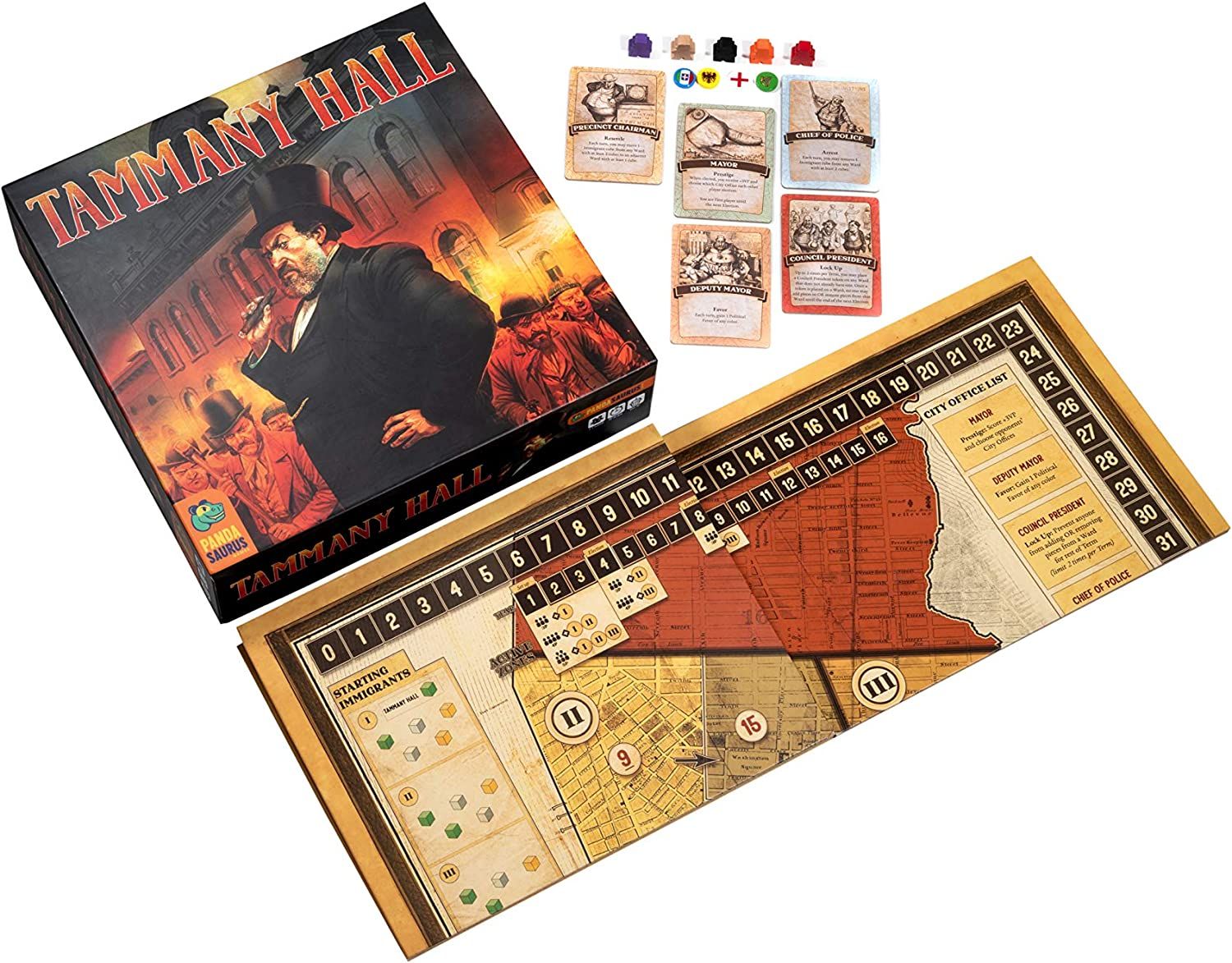 Настольная игра Tammany Hall New Edition (Таммани-холл) (EN), для 3-5 гравців, час гри > 60мин. - 2 - KUBIX 