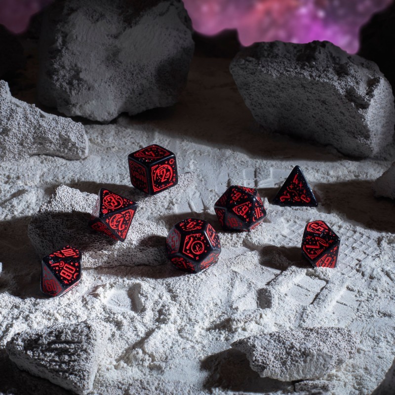 Набір кубиків Space Dice Set: Voyager (7), бренду Q-Workshop - 2 - KUBIX 