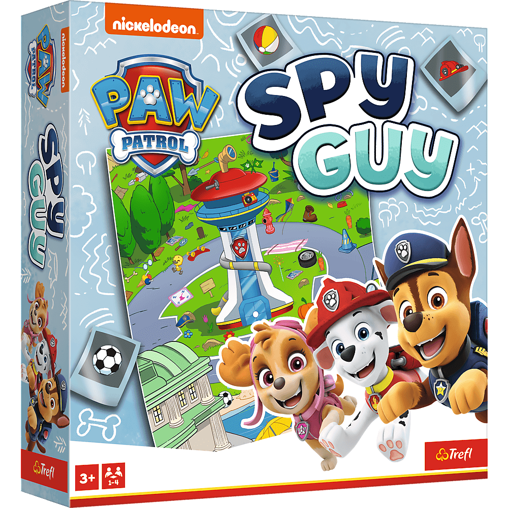 Настільна гра Шпигун. Щенячий патруль (Spy Guy. Paw Patrol), бренду Trefl, для 1-4 гравців, час гри < 30хв. - KUBIX