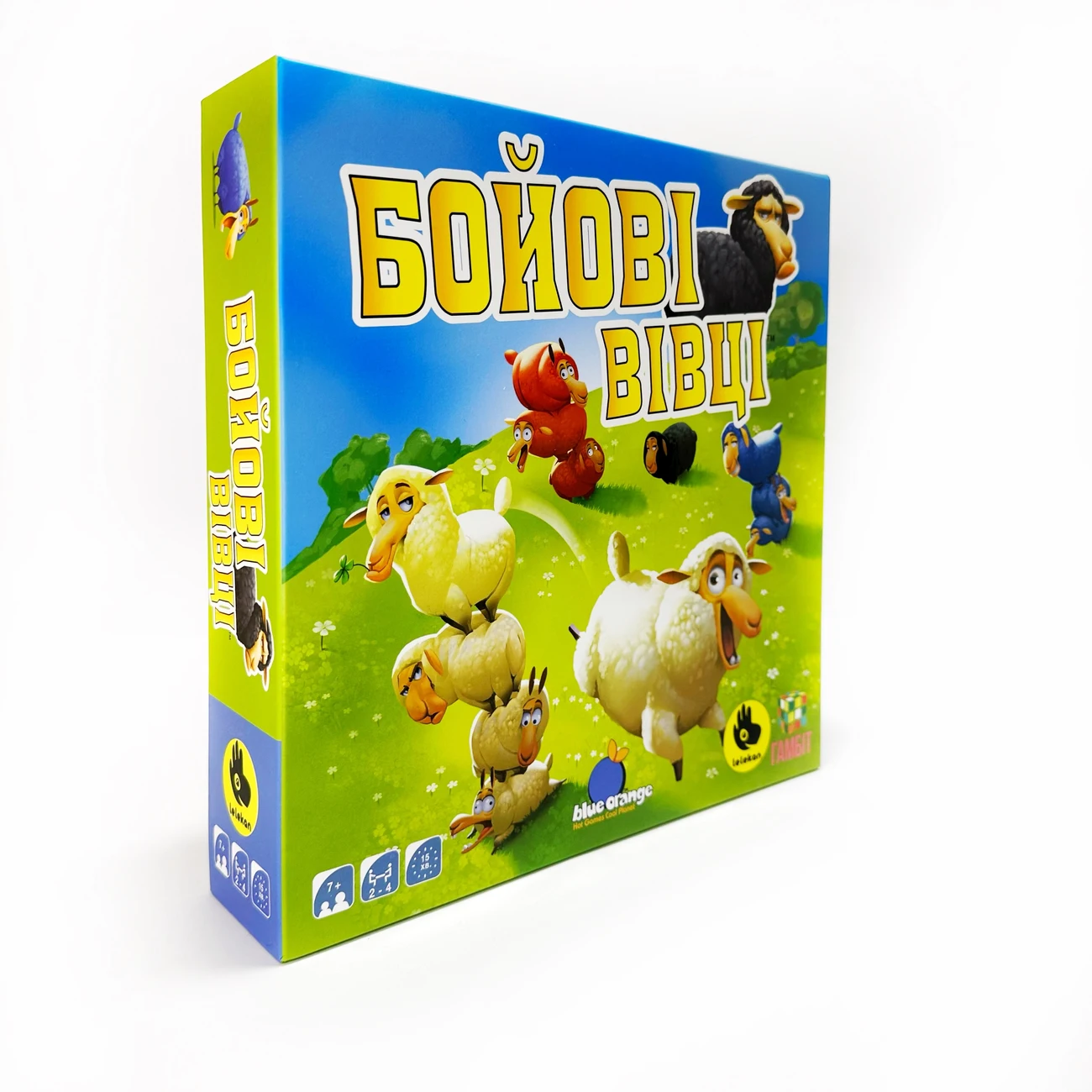 Настольная игра Боевые Овцы (Battle Sheep), бренду Lelekan, для 2-4 гравців, час гри < 30мин. - KUBIX