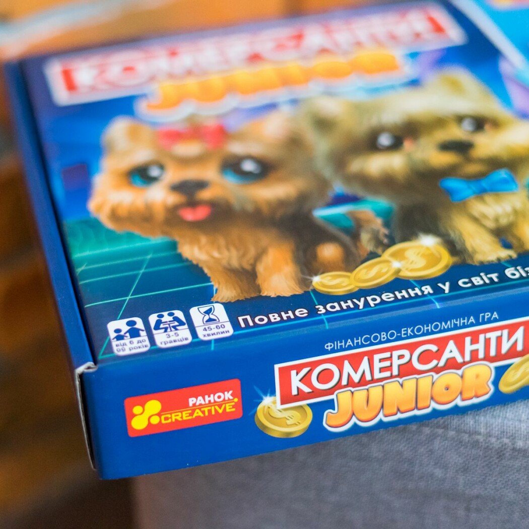 Настольная игра Коммерсанты JUNIOR, бренду Ранок, для 3-5 гравців, час гри < 60мин. - 12 - KUBIX 