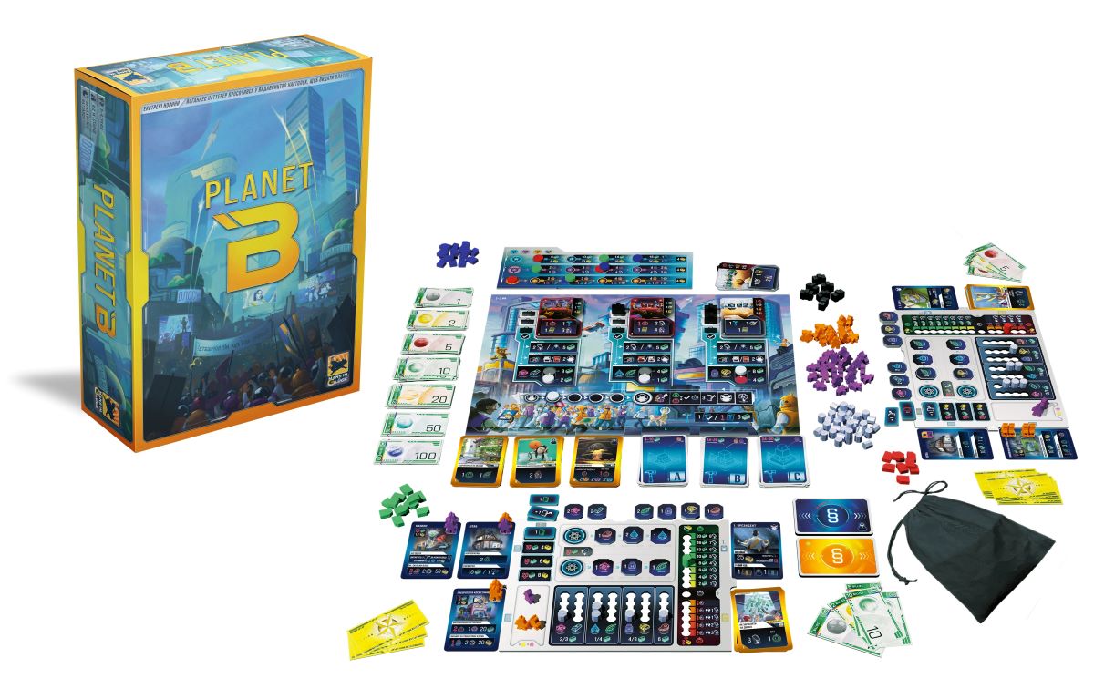 Настольная игра Planet B (Планета Б), бренду Rozum, для 2-4 гравців, час гри < 60мин. - 3 - KUBIX 