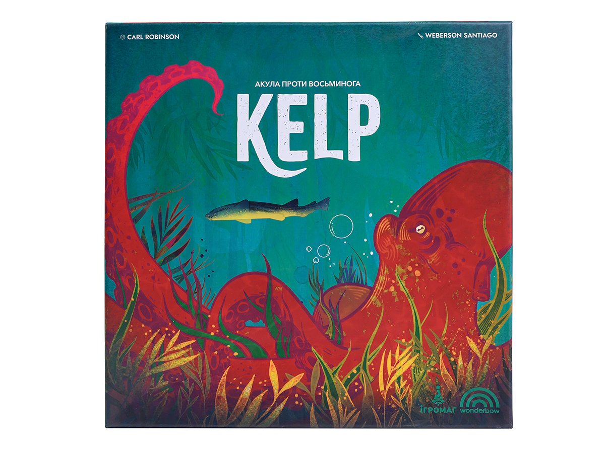 Настольная игра Kelp: Акула против Осьминога (Kelp: Shark vs Octopus), бренду Игромаг, для 2-2 гравців, час гри < 60мин. - 16 - KUBIX 