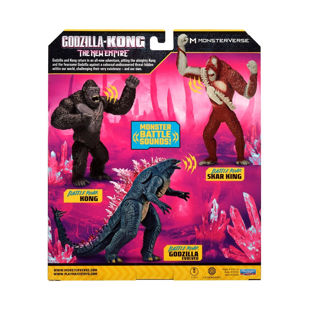 Фігурка GODZILLA X KONG – ҐОДЗІЛЛА ГОТОВА ДО БОЮ (18 cm), бренду Godzilla vs. Kong - 5 - KUBIX 