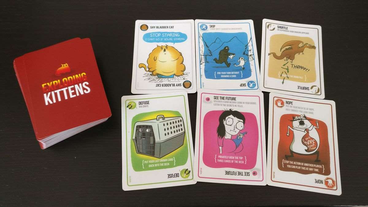 Настольная игра Взрывные Котята. Развратная версия (Exploding Kittens. NSFW PACK) (EN), бренду Exploding Kittens, для 2-5 гравців, час гри < 30мин. - 4 - KUBIX 