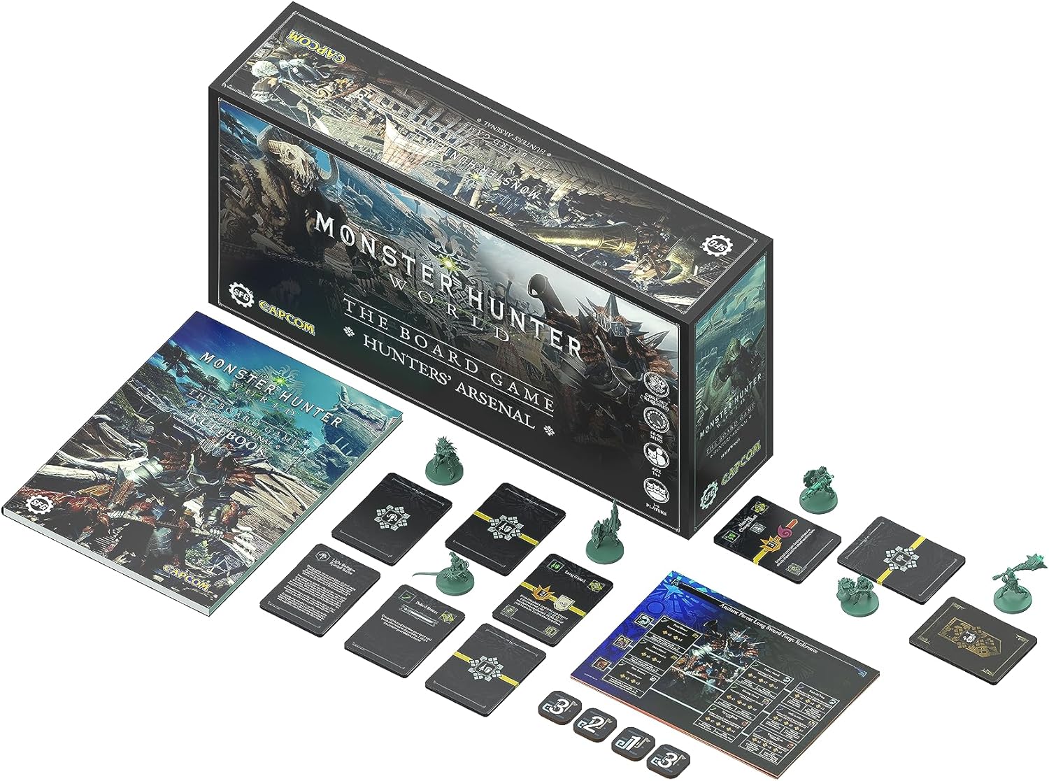 Настільна гра Monster Hunter World: The Board Game. Hunter's Arsenal Expansion (EN), бренду Steamforged Games Ltd. - 2 - KUBIX 