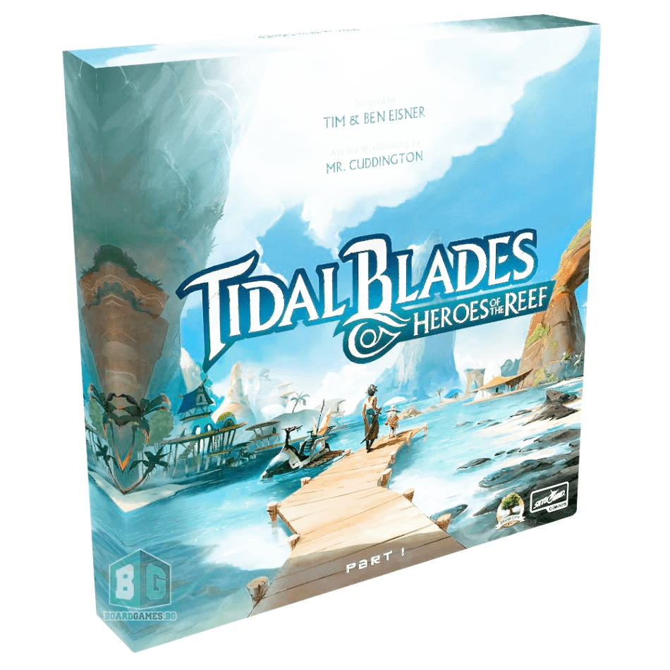 Настільна гра Tidal Blades Heroes of the Reef (Припливні леза Герої Рифа) (EN), для 1-4 гравців, час гри > 60хв. - KUBIX