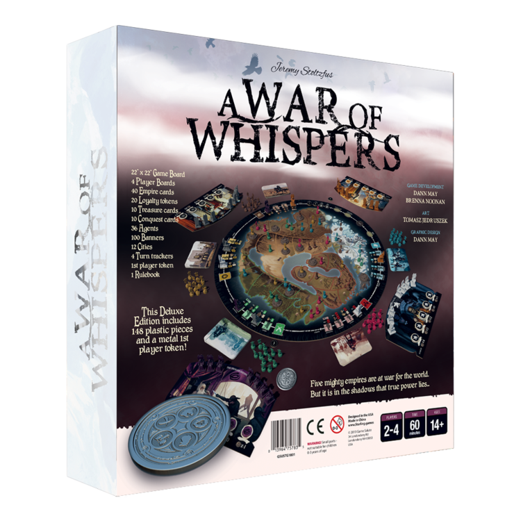 Настільна гра War of Whispers: Standard 2nd Edition (Війна пошепки) (EN), для 2-4 гравців, час гри < 30хв. - 2 - KUBIX 