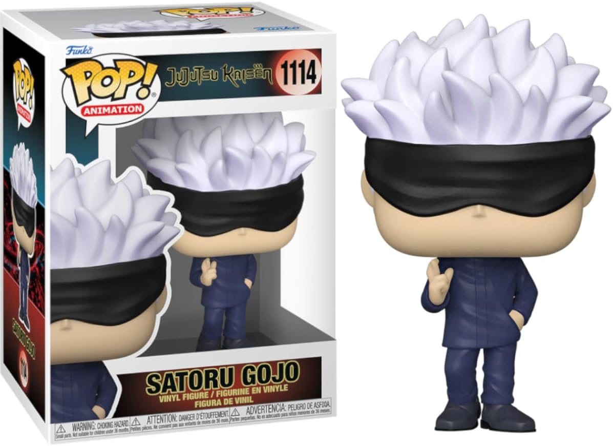 Ігрова фігурка FUNKO POP! Сатору Ґоджо (Satoru Gojo) Animation Jujutsu Kaisen #1114, бренду Funko - 2 - KUBIX 